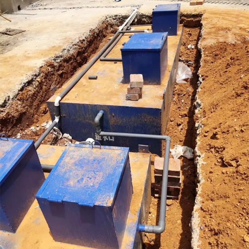 Заглиблене побутове каналізаційне обладнання середнього розміру