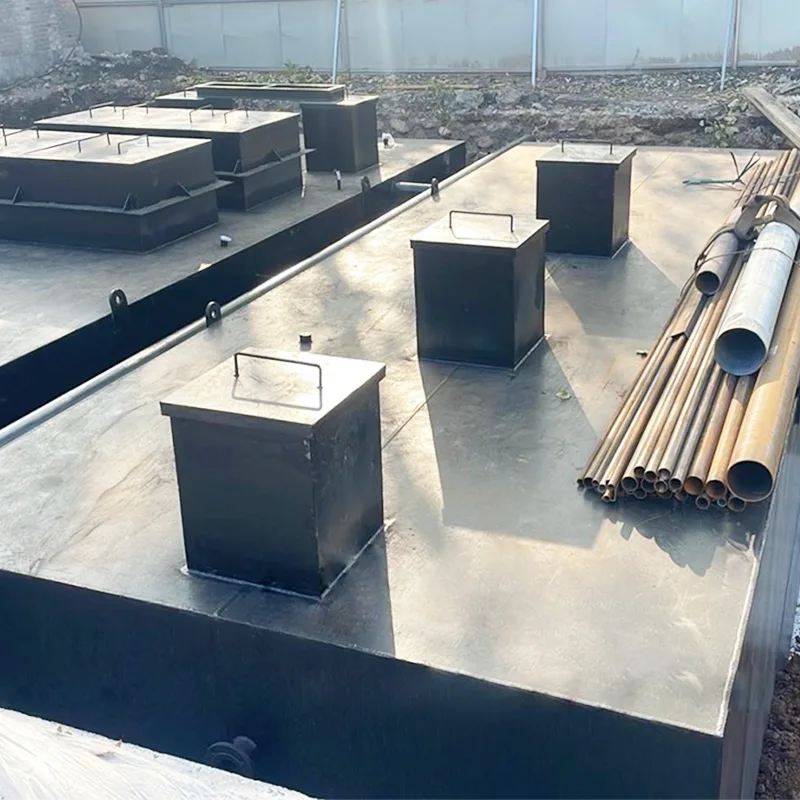 Маломасштабне децентралізоване обладнання для заглибленої побутової каналізації