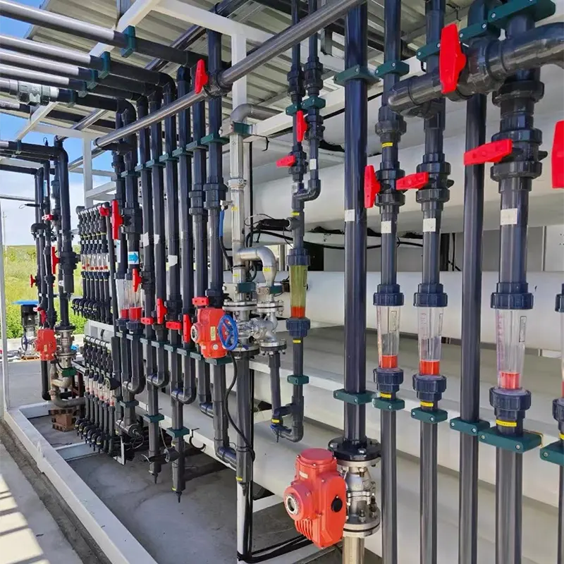 Обладнання для очищення фільтрату зі спалювальних заводів